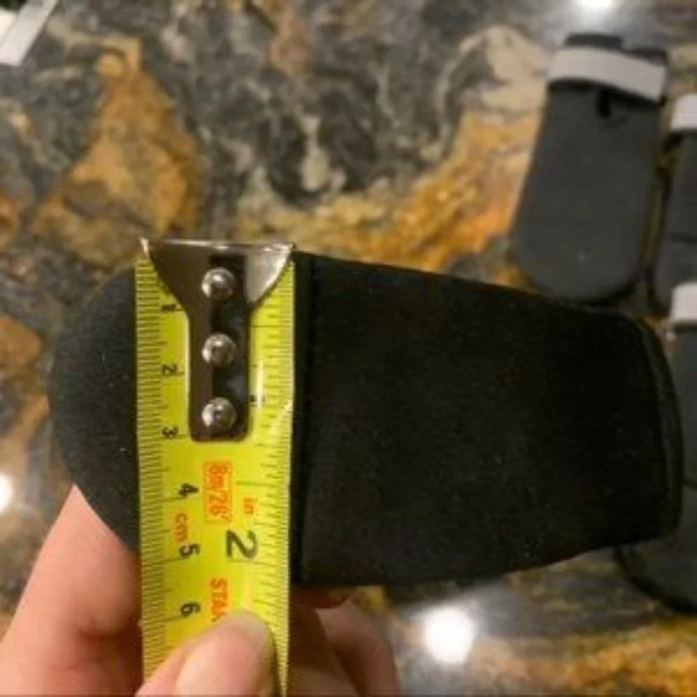 🛍3/$20 Dog Black Velcro Boots